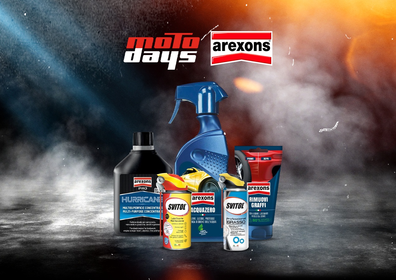 Arexons a Motodays 2026:  performance, dimostrazioni live e incontro con la community alla Fiera di Roma