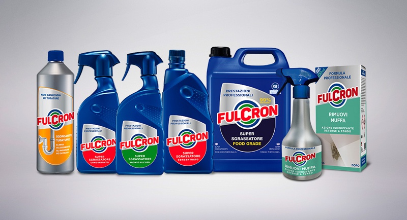 Arexons amplia e rinnova la gamma Fulcron, sgrassatori professionali e specialties perfetti anche in casa