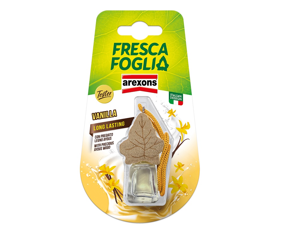 Fresca foglia vanilla: profumatore auto - Arexons