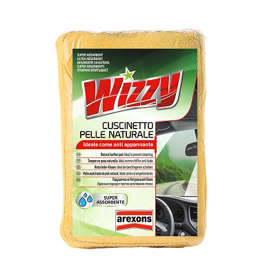 Wizzy Cojin de cuero natural