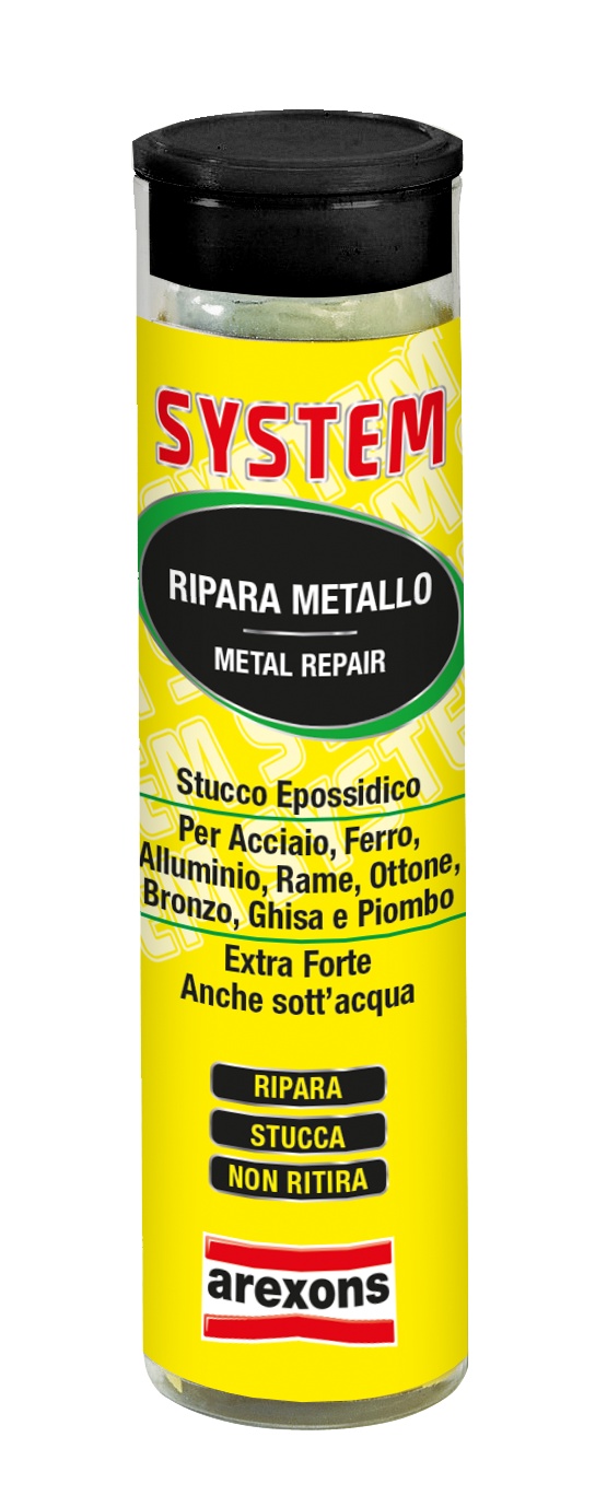 System ripara metallo: stucco bicomponente