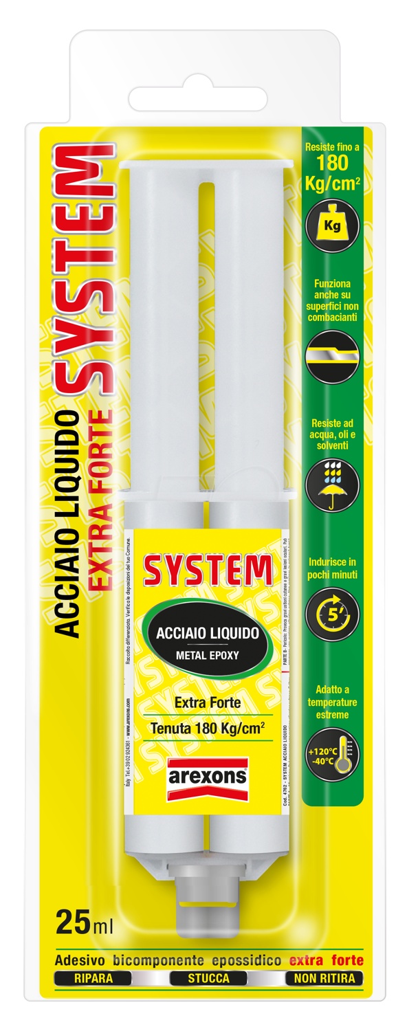 System Acciaio Liquido 25 Ml