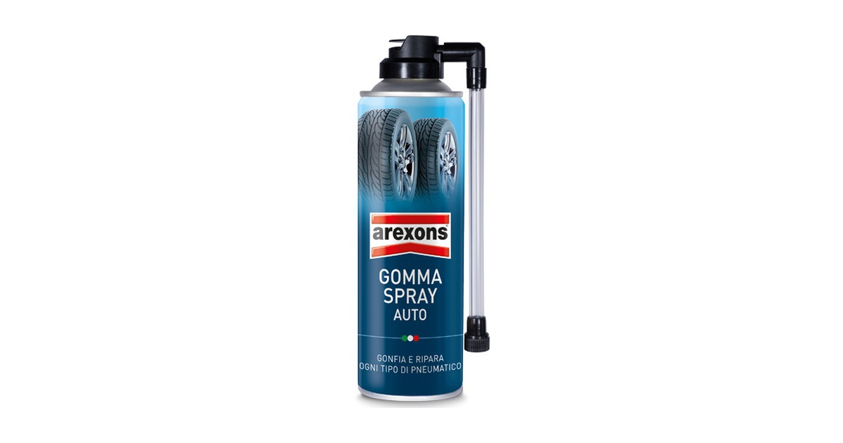 Gomma spray auto: sigilla forature - Arexons