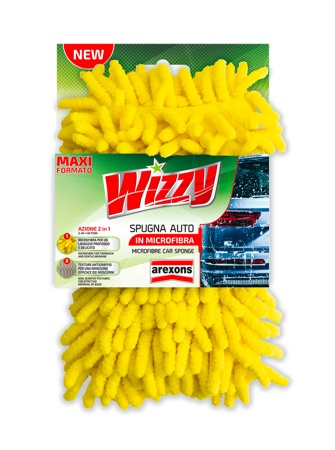 Wizzy Spugna Auto Microfibra 2 in 1