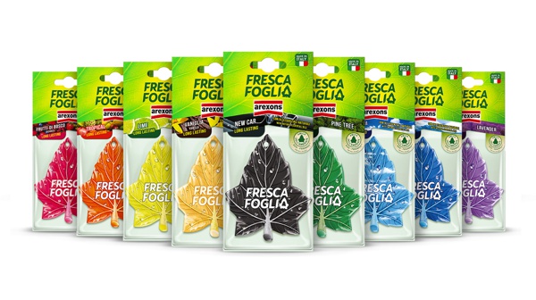 Fresca foglia vanilla: profumatore auto - Arexons