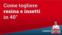 Come togliere resina e insetti dalla carrozzeria